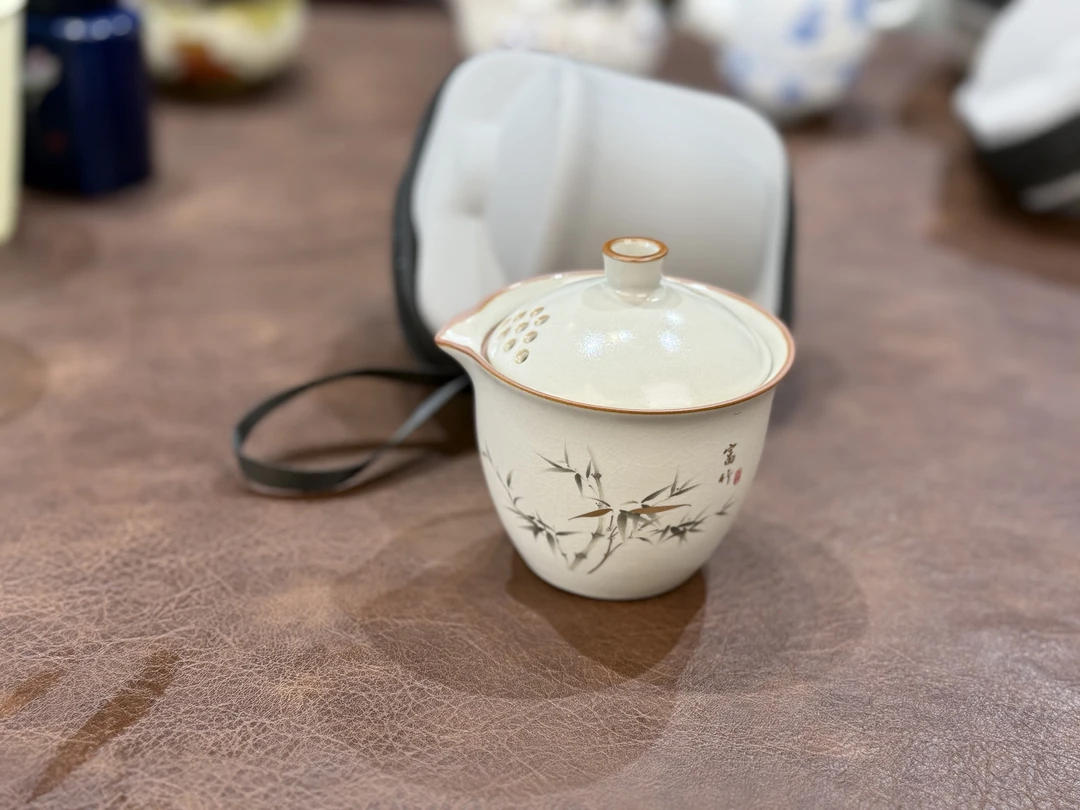 1330富竹天下快客一壶两杯旅行茶具