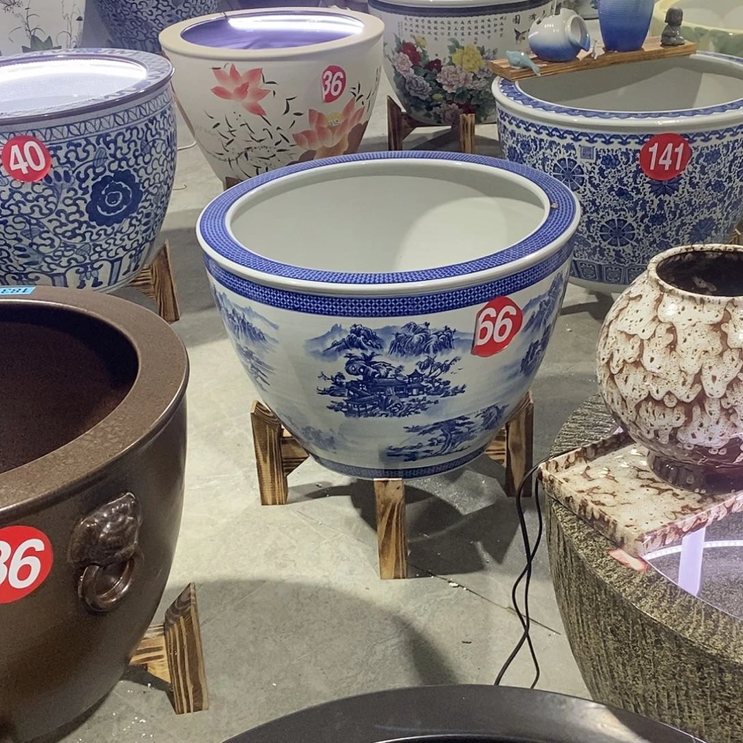 闻***5景德镇陶瓷缸看直播间下单