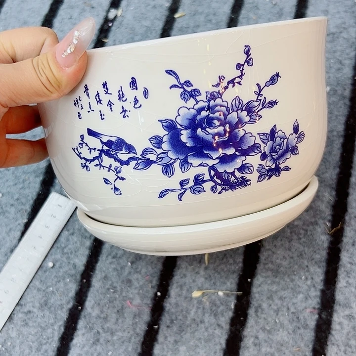 有孔，满10元包邮多肉陶瓷花盆