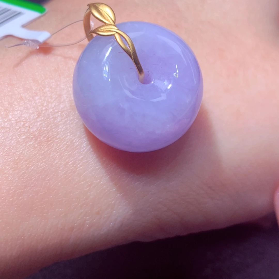 定制翡翠18K金镶嵌翡翠