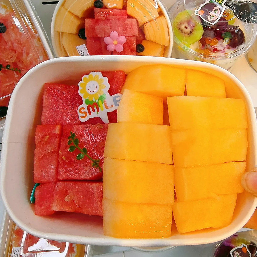果切西瓜＋哈密瓜（500g）