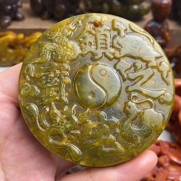 蛇纹石玉未镶嵌颈饰79