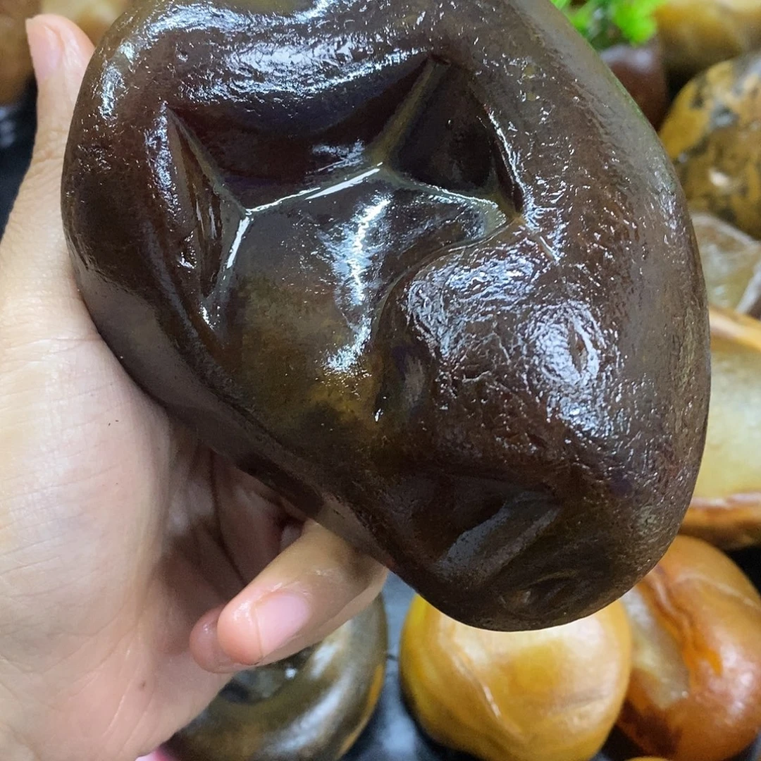 玛瑙/玉髓未镶嵌手把件