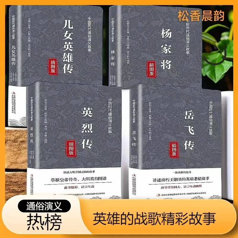 英雄的战歌岳飞传英烈传隋唐演义包公案历代通俗演义经典传奇故事