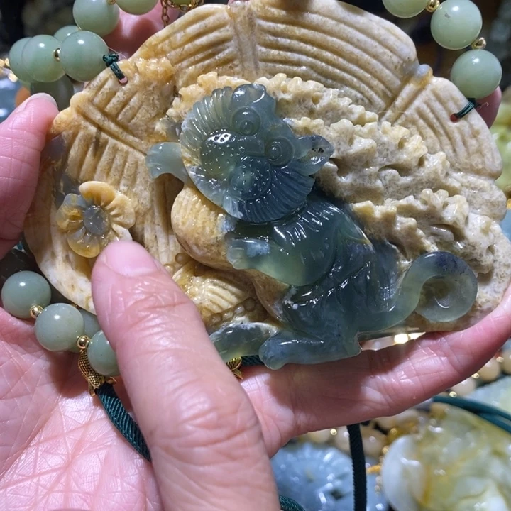 岫玉岫玉吊坠未镶嵌