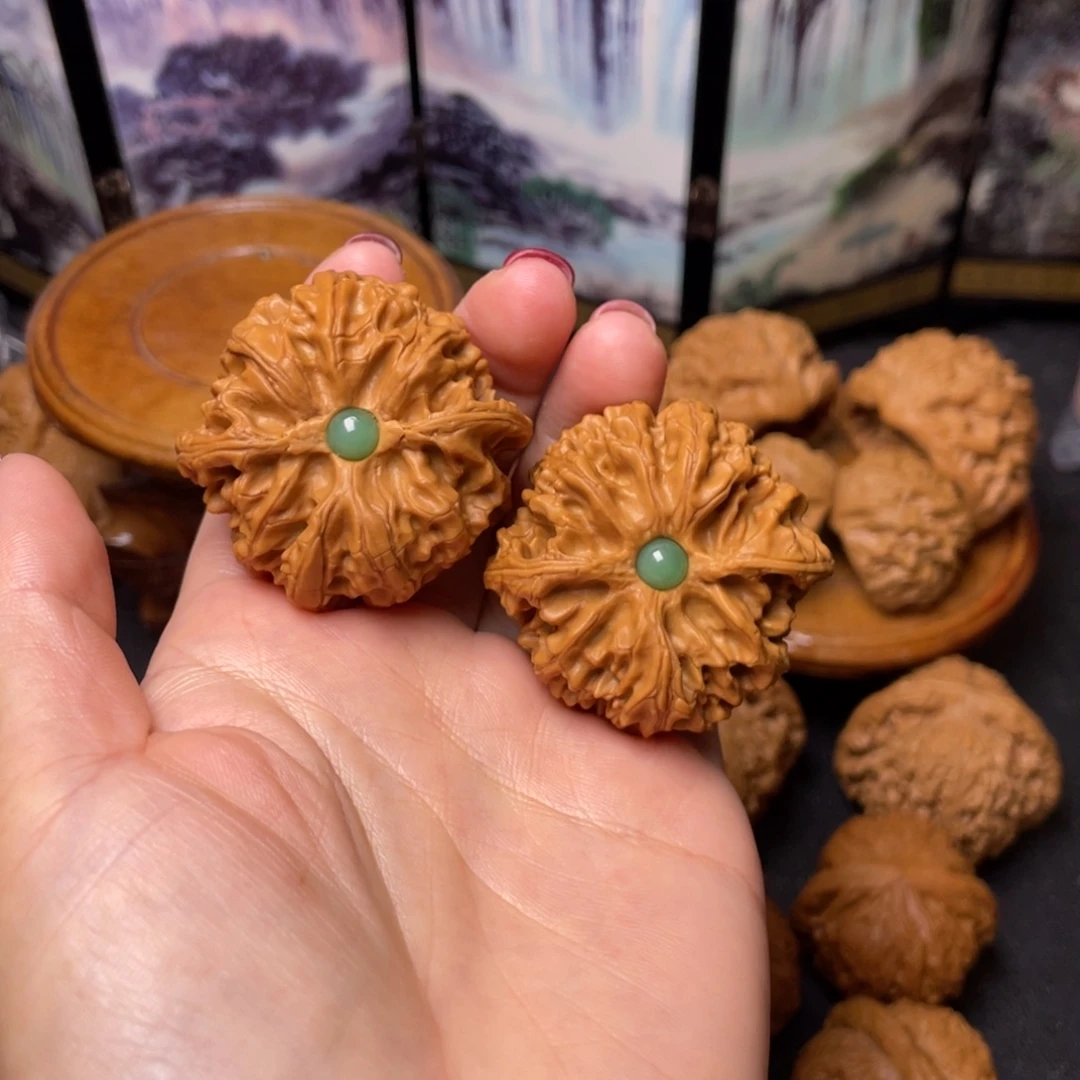 把件文玩核桃44全品苹果园