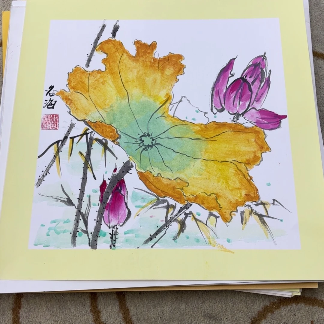 国画国画老师作品刘
