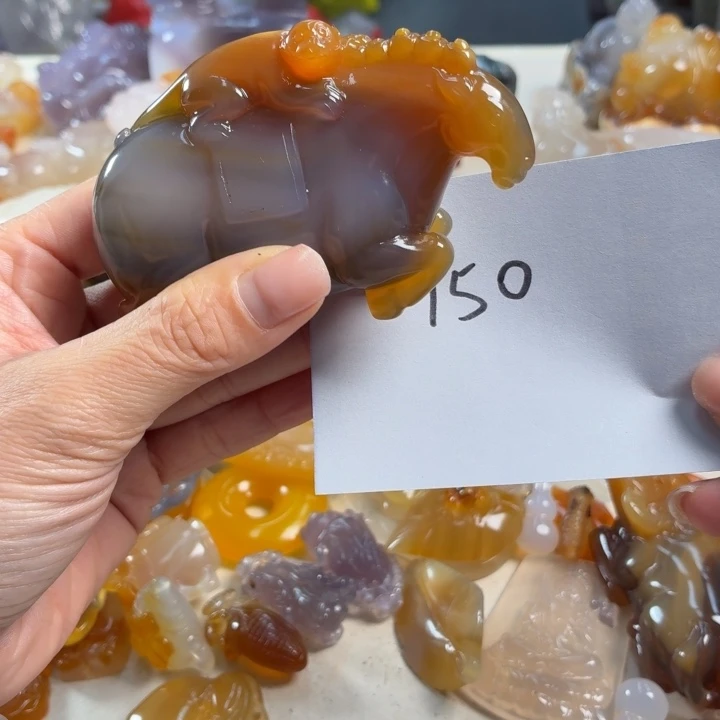 祥***福玛瑙/玉髓未镶嵌吊坠(不含链)