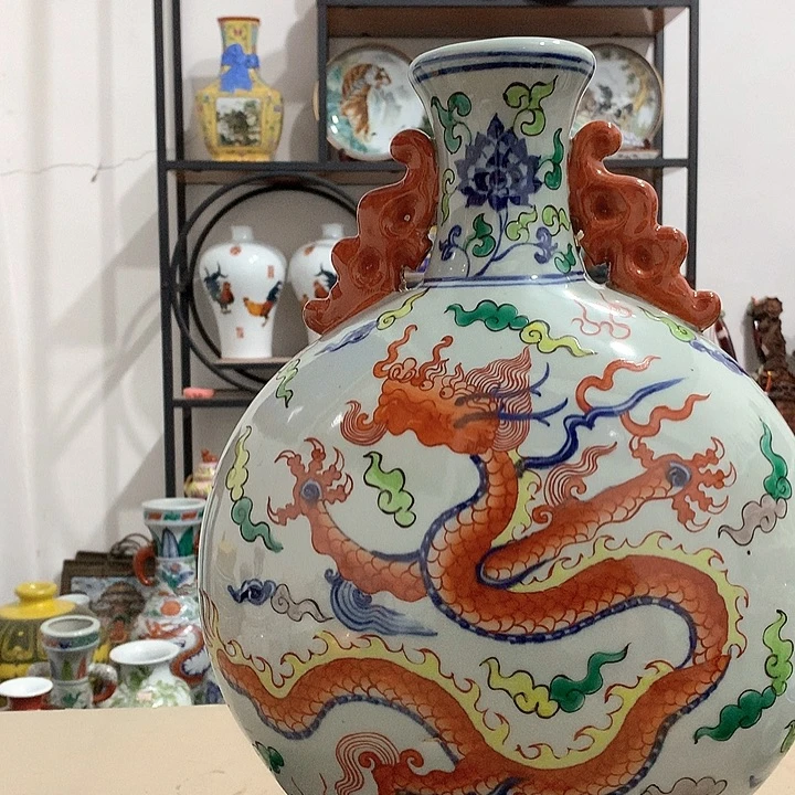 摆件陶博古架陶瓷摆件