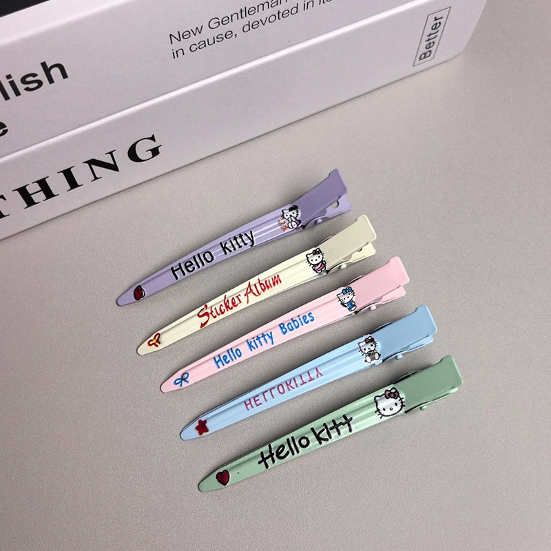 可爱卡通鸭嘴夹碎发夹侧边刘海夹化妆夹盘发一字夹鸭嘴夹