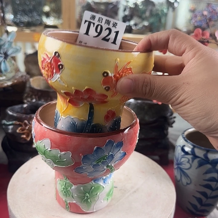 花瓶紫砂景德镇陶瓷花盆921