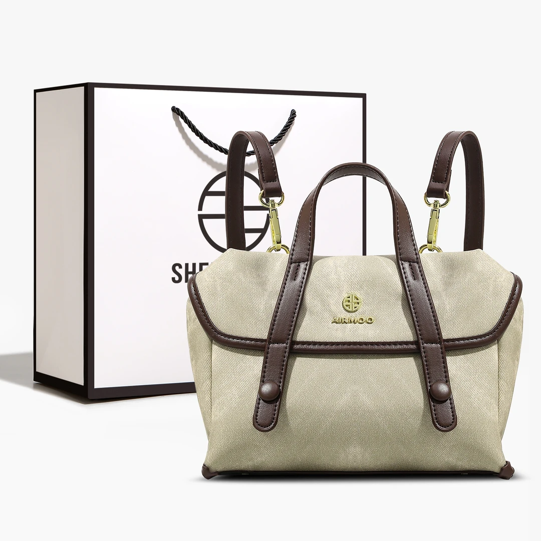 SHENGMILUO/圣米洛轻奢质感双肩包包女单肩斜挎包时尚百搭小背包