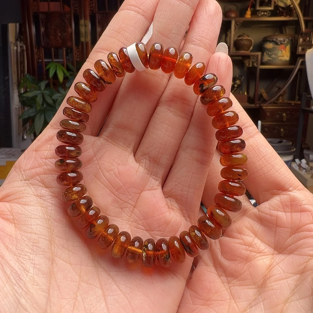 诺***霏琥珀未镶嵌裸石抚顺琥珀10375九