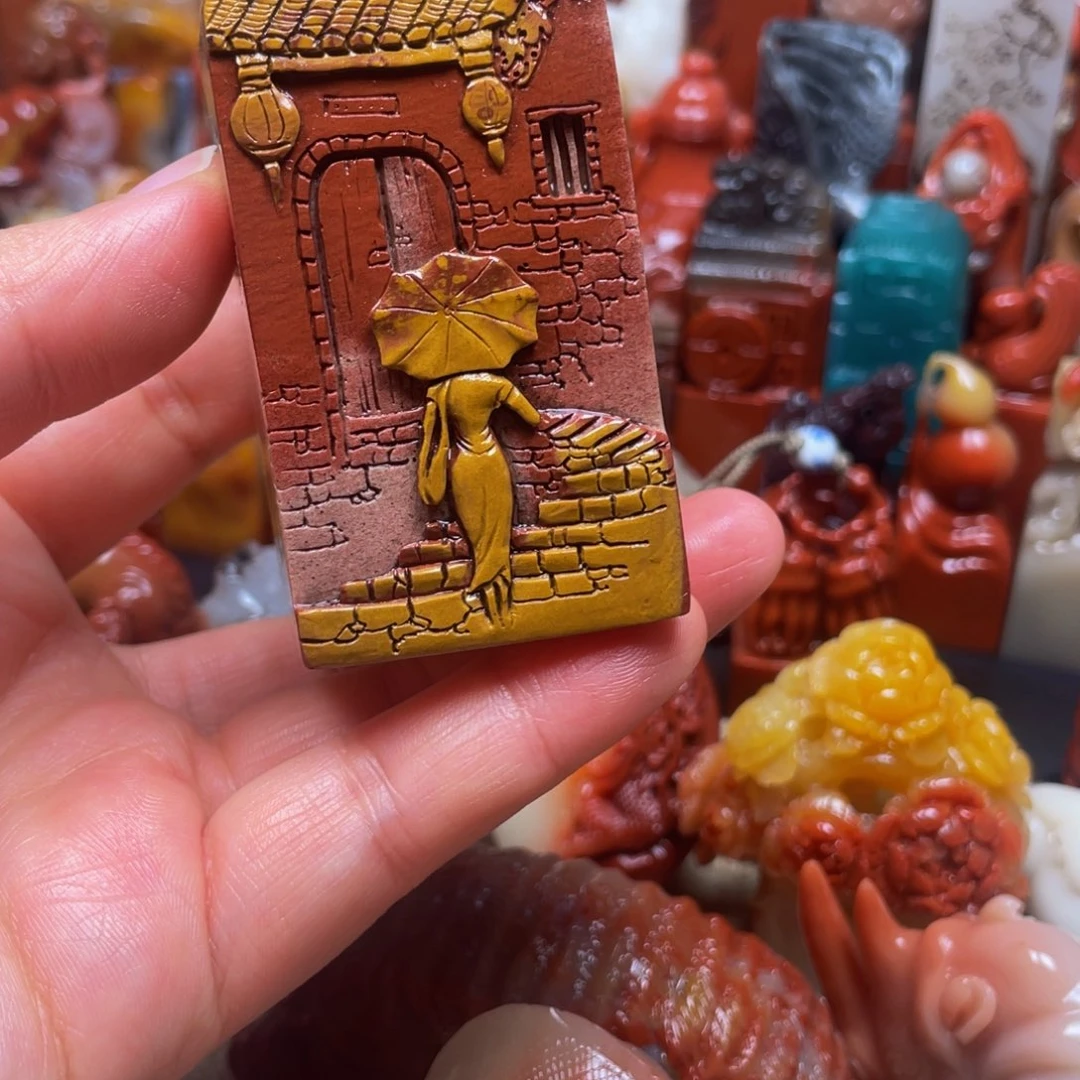 寿山石印石精美寿山