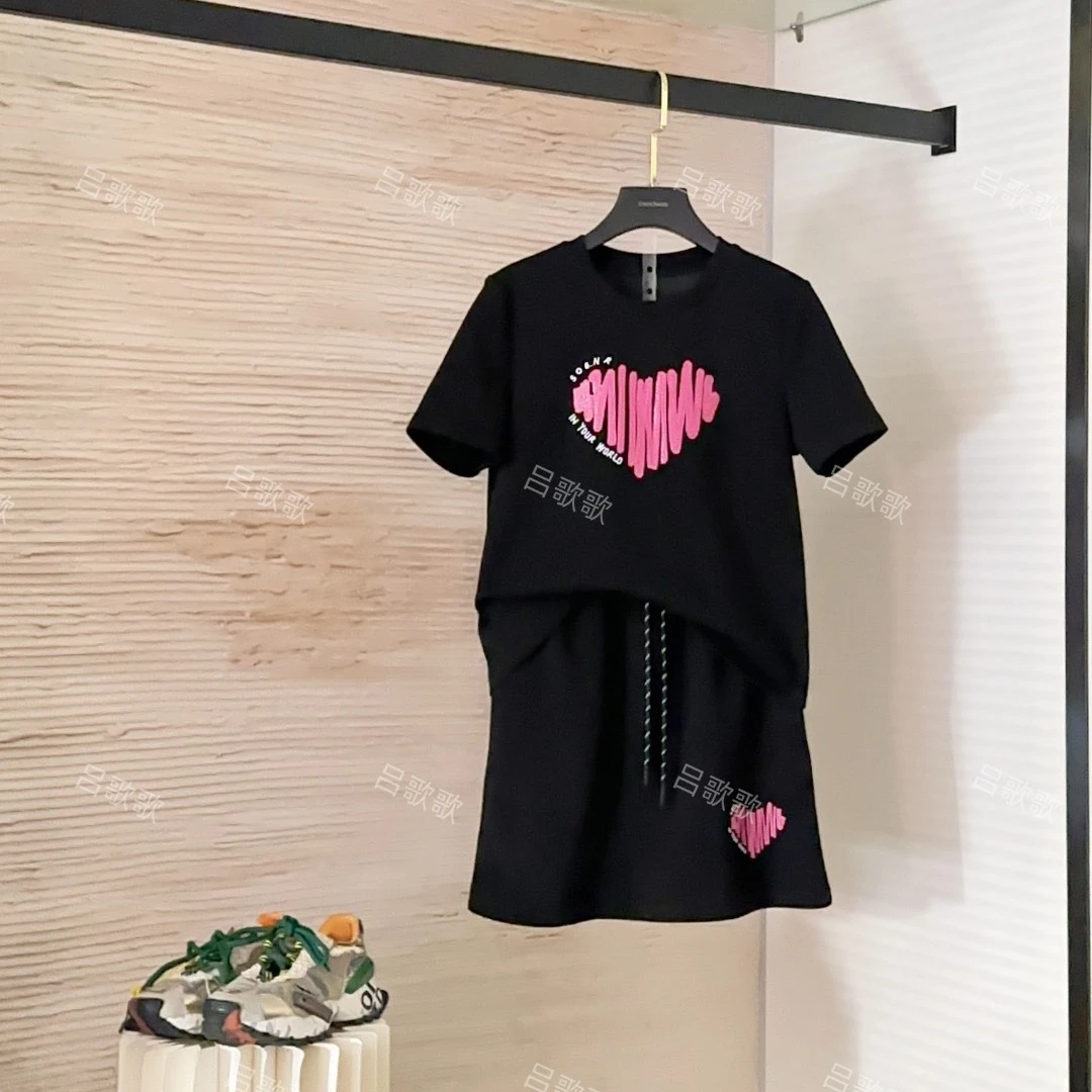 减龄系列【心率爱心】高定轻熟风原宿风老钱慵懒风时尚套装JC-A3777