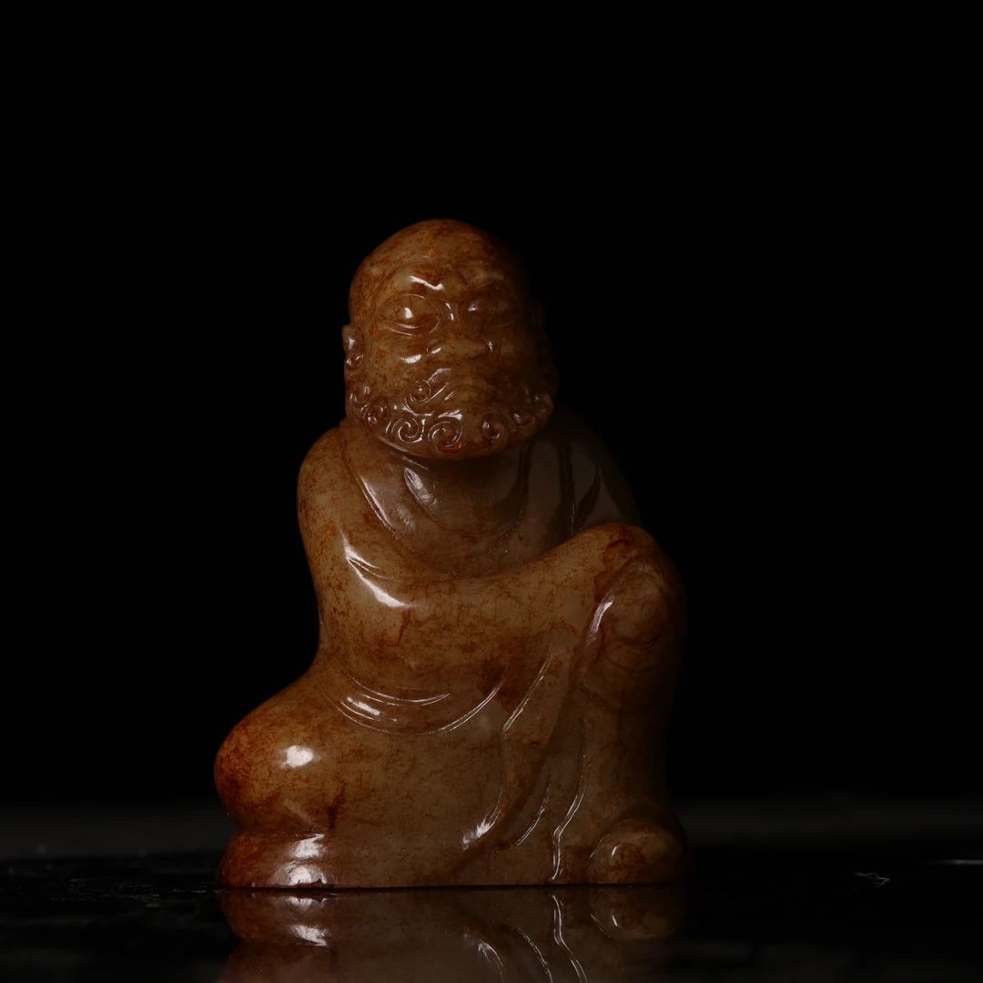 【臻】{库出}和田玉达摩