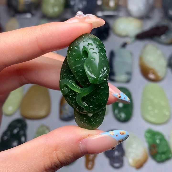 和田玉挂件未镶嵌