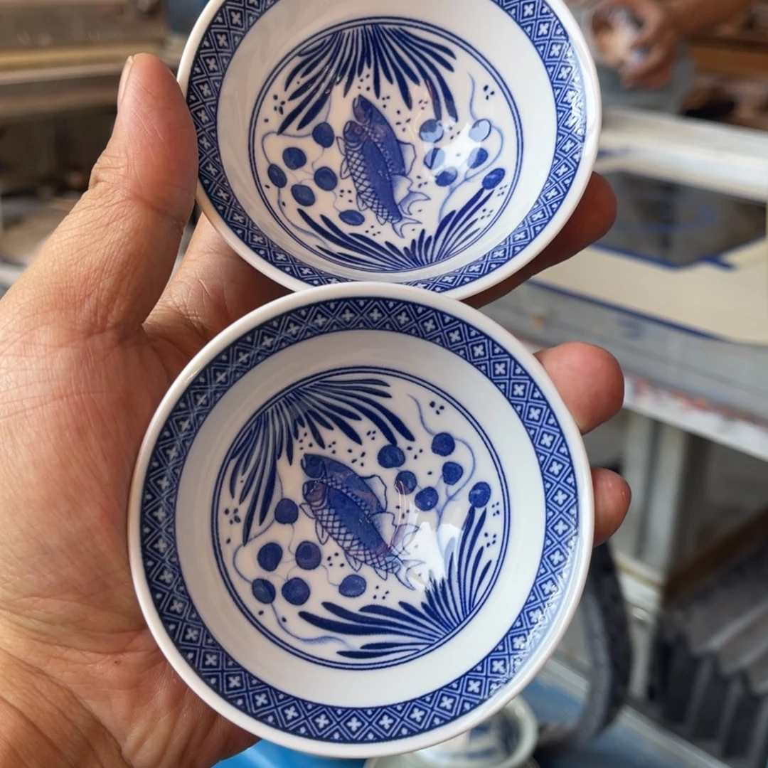 杯星慧陶瓷釉下彩茶具