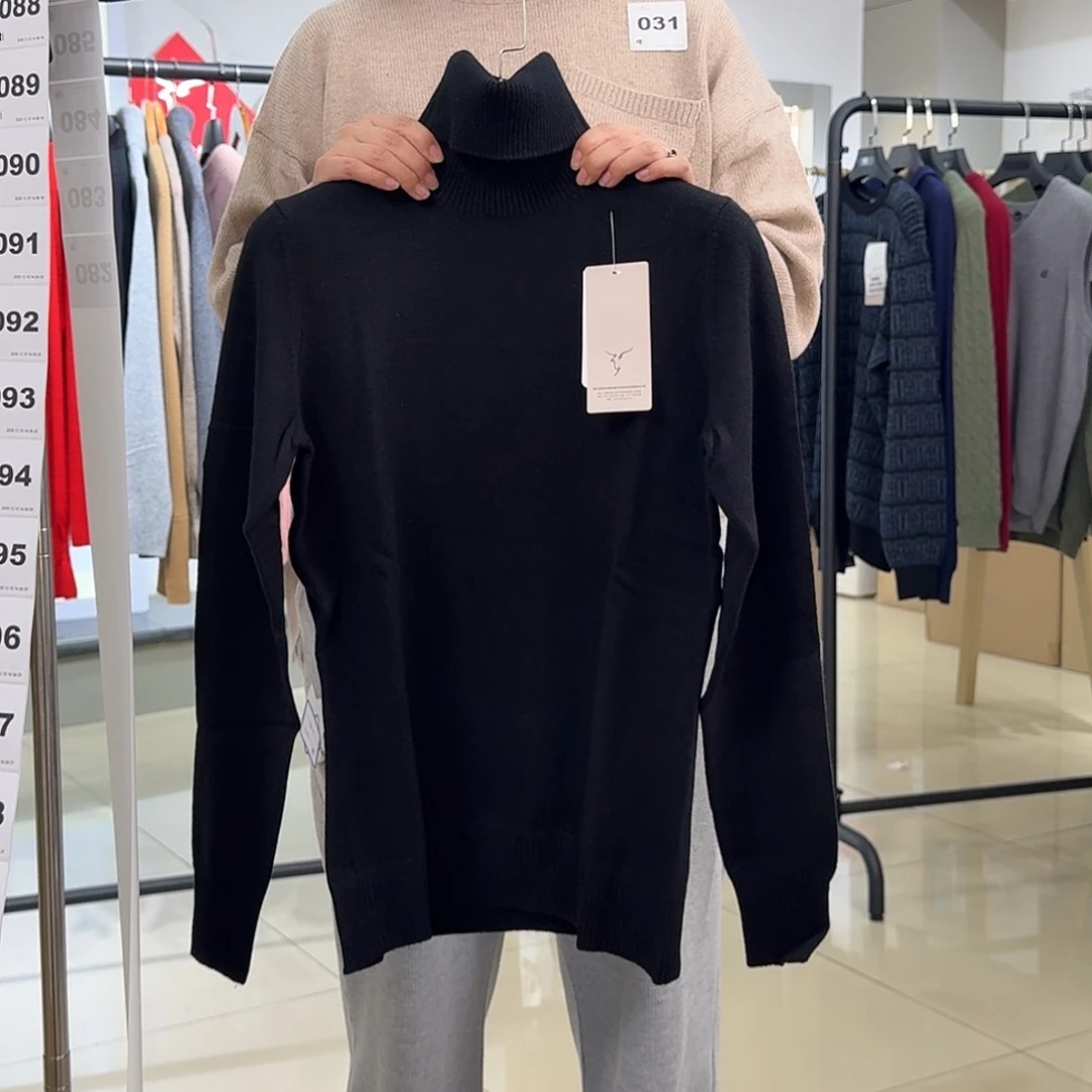 山羊绒保暖羊绒衫L码130斤内082