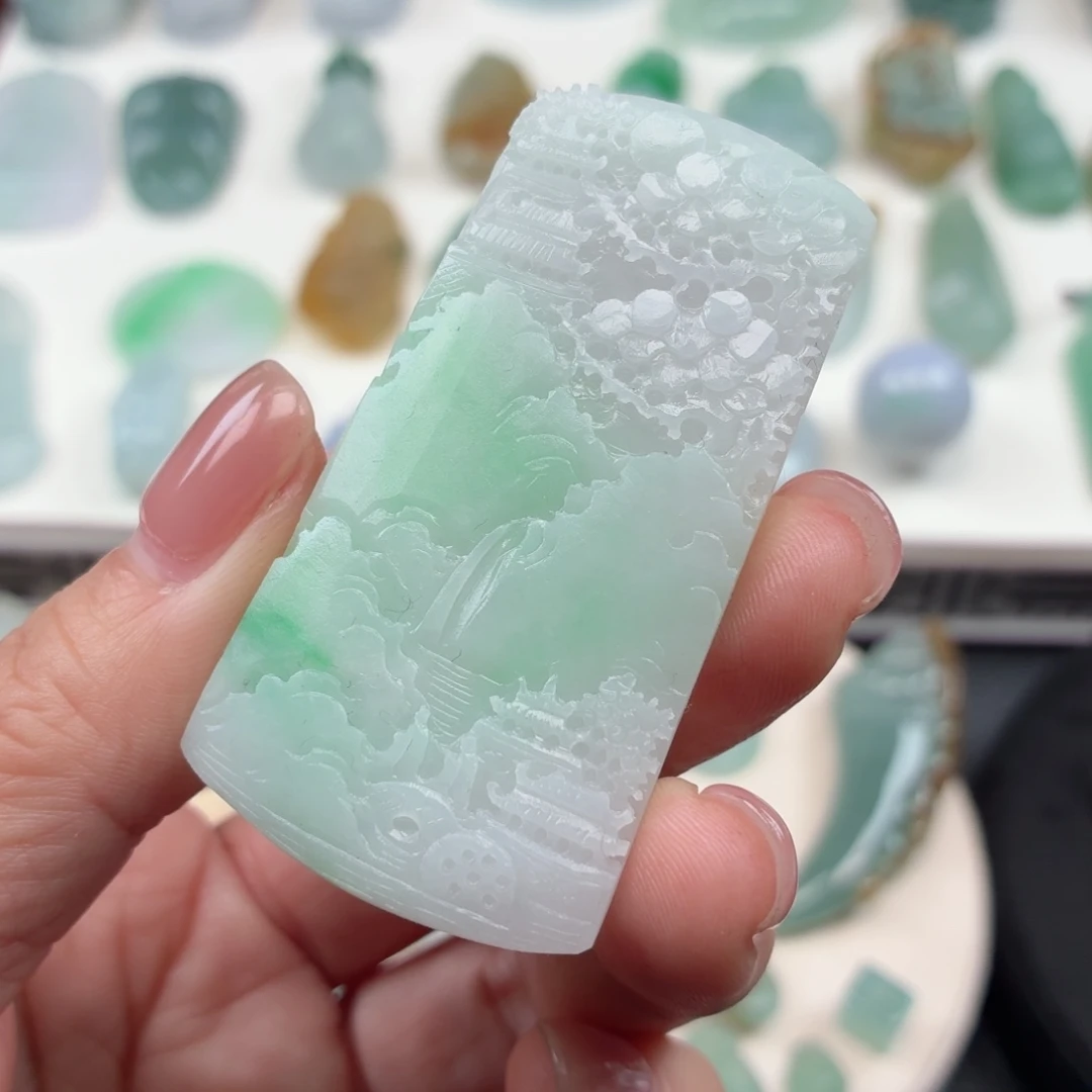 定制翡翠未镶嵌天然A货翡翠