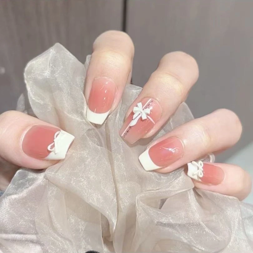 现货【奶糕蝴蝶结】MAOMAO重工纯手工穿戴甲穿戴式