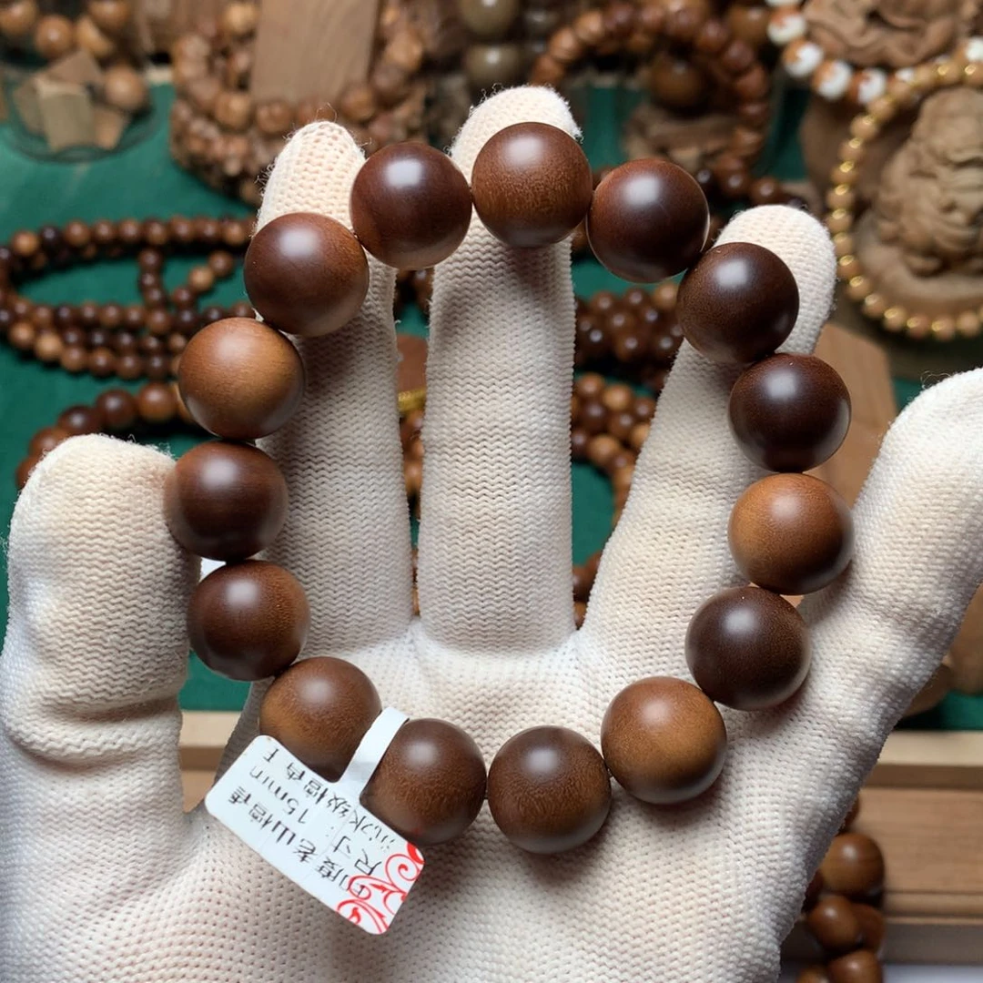 檀香木手串/手链伟*爷老山檀香1.5沉水