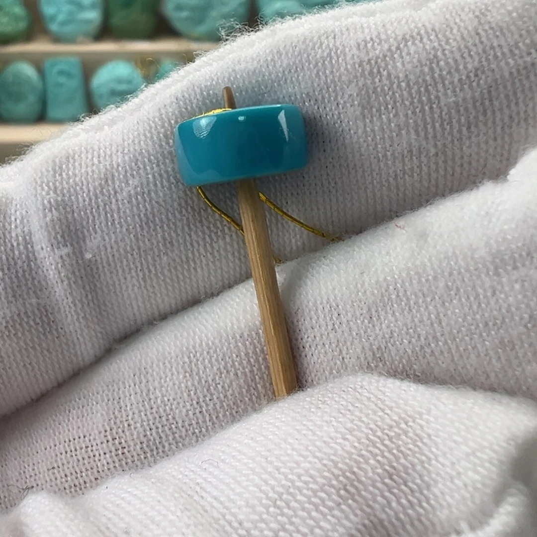 未镶嵌绿松石直切珠9.3x4.8mm