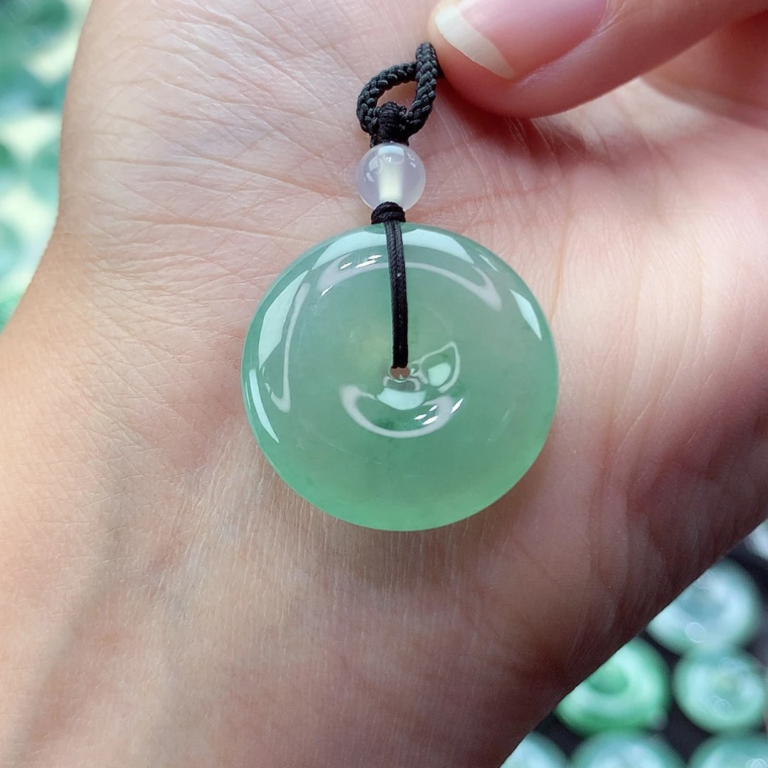 翡翠颈饰未镶嵌90尺寸22.5-5.0