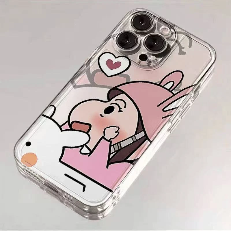 小新妮妮适用于苹果16ProMaxiphone手机壳太空壳情侣保护套可爱