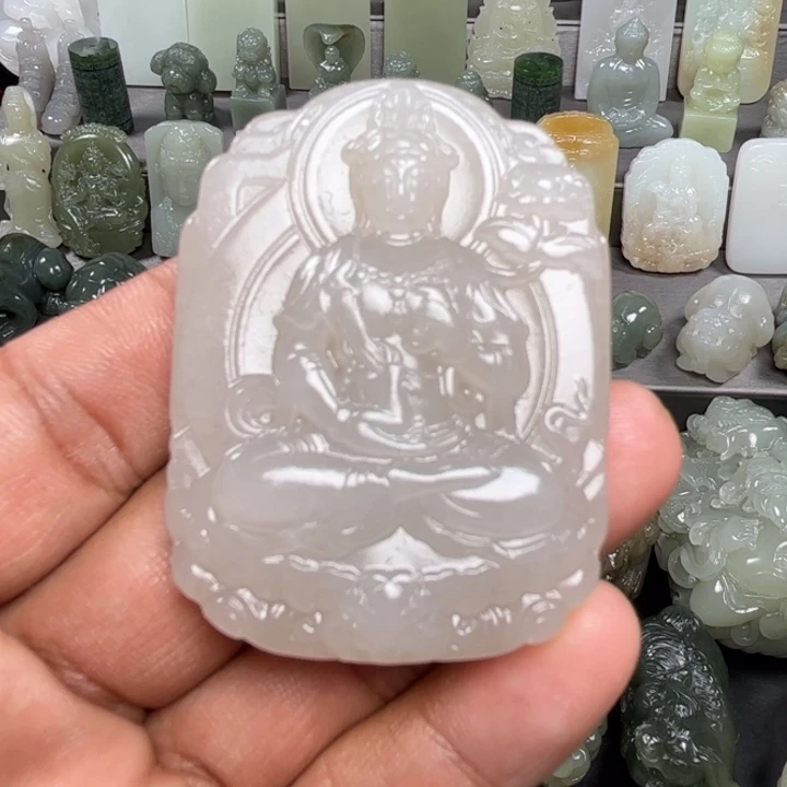 和田玉挂件未镶嵌陈*洲