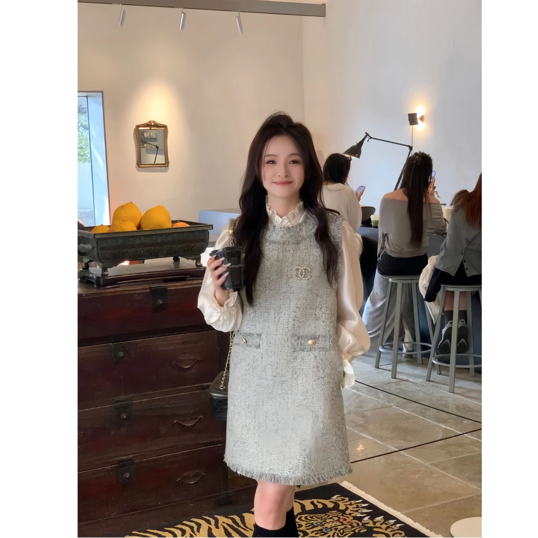 【古德兰】背心裙 / 千金感背心裙 精致显瘦不挑人