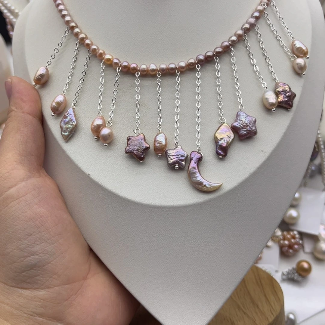 未镶嵌淡水珍珠颈饰