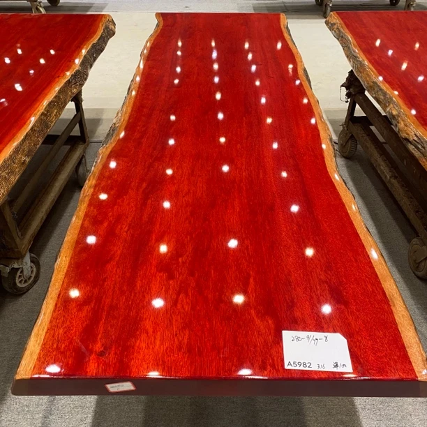 非洲进口原木大板茶桌办公桌