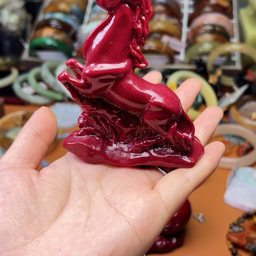 蛇纹石玉颈饰银S925镶嵌