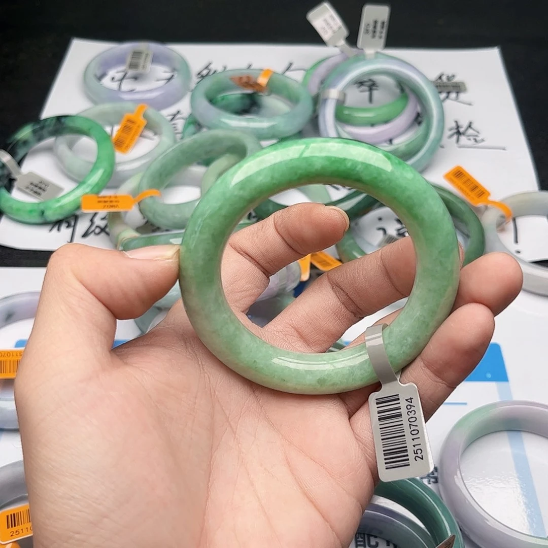 未镶嵌手镯翡翠54556。64