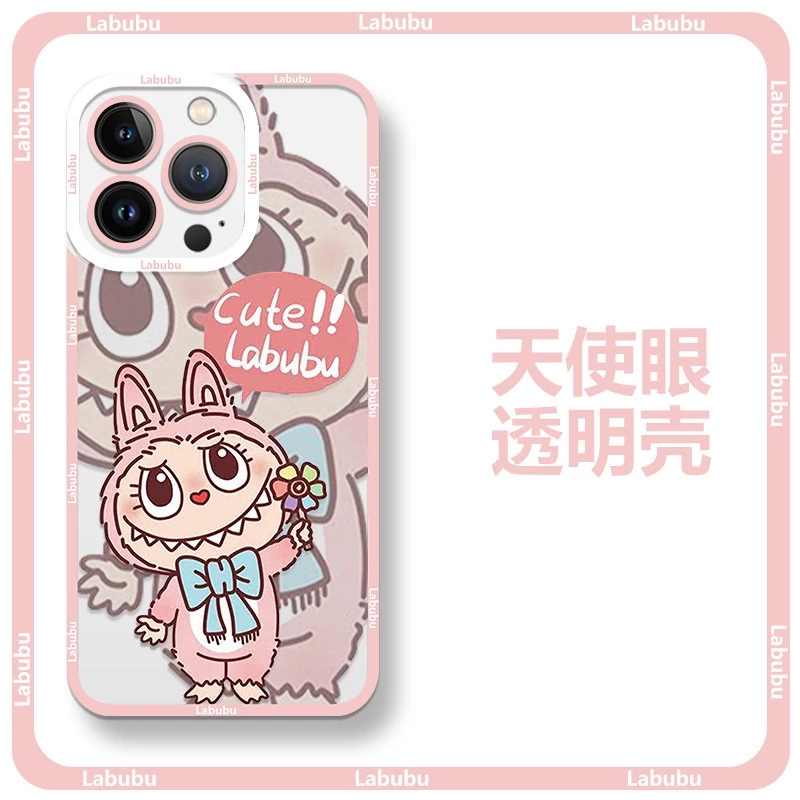 拉布布Labubu创意适用苹果/华为/小米/荣耀/三星等防摔手机壳周边