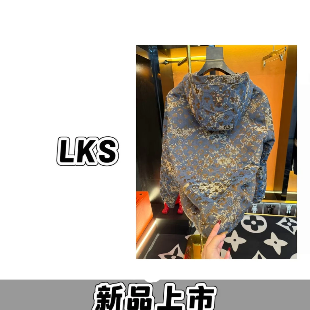 K188（辉少）-2025秋季新款时尚暗纹满印烧花高级感提花男士外套
