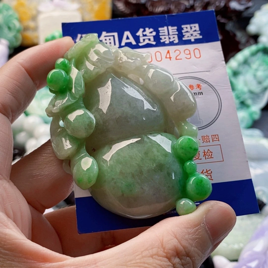 独***薇翡翠未镶嵌吊坠(不含链)
