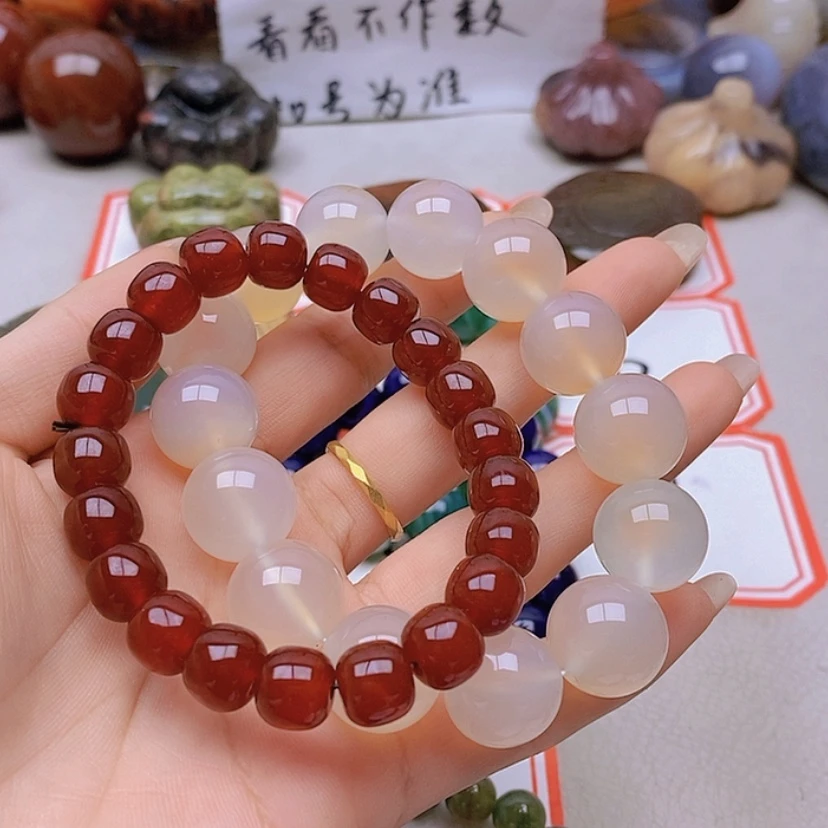 【闪购商品】未镶嵌玛瑙/玉髓珠宝半成品曼**华