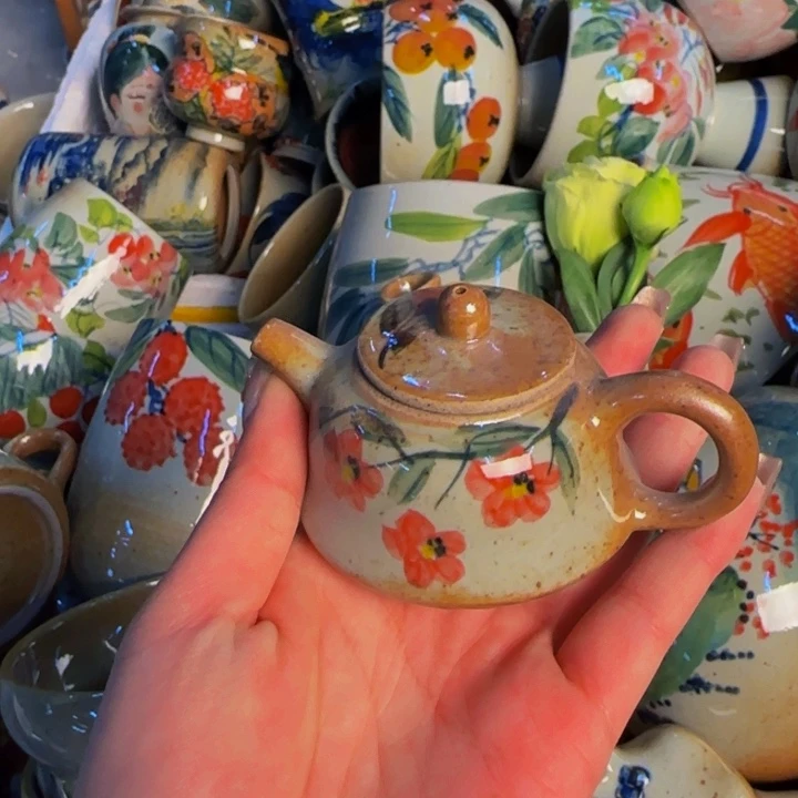 瓷片景德镇陶瓷手工手绘福利