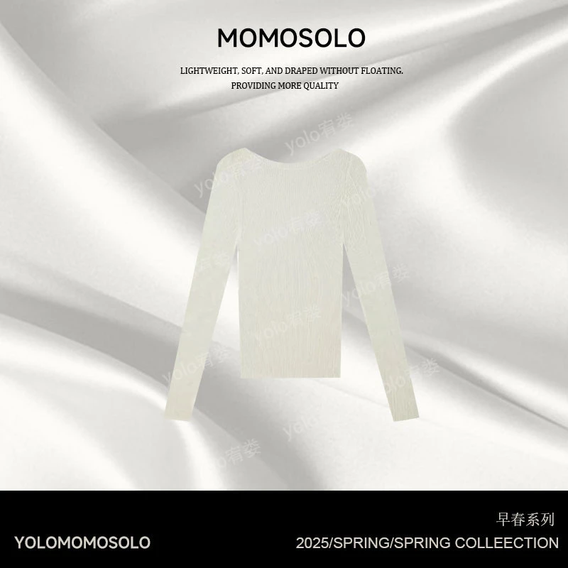 MOMOSOLOYOLO清仓专属•星空•超细满分水溶时尚亮片羊毛衫YM1102