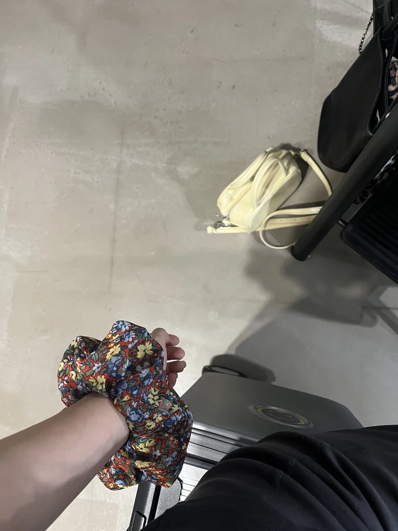 碎花发圈发饰 061606