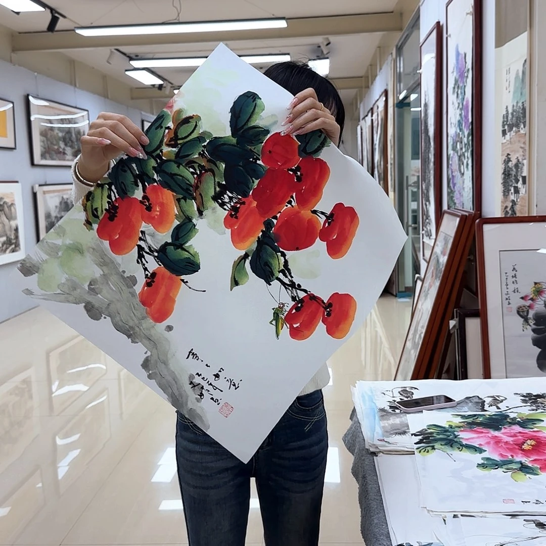 国画国画作品多次