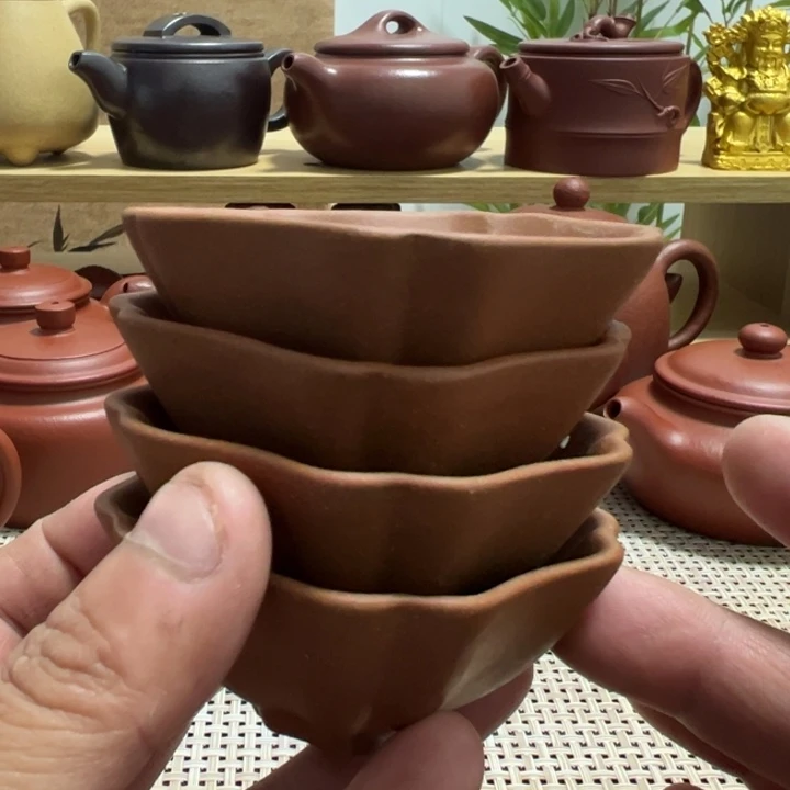 宜兴原矿紫砂、主人杯