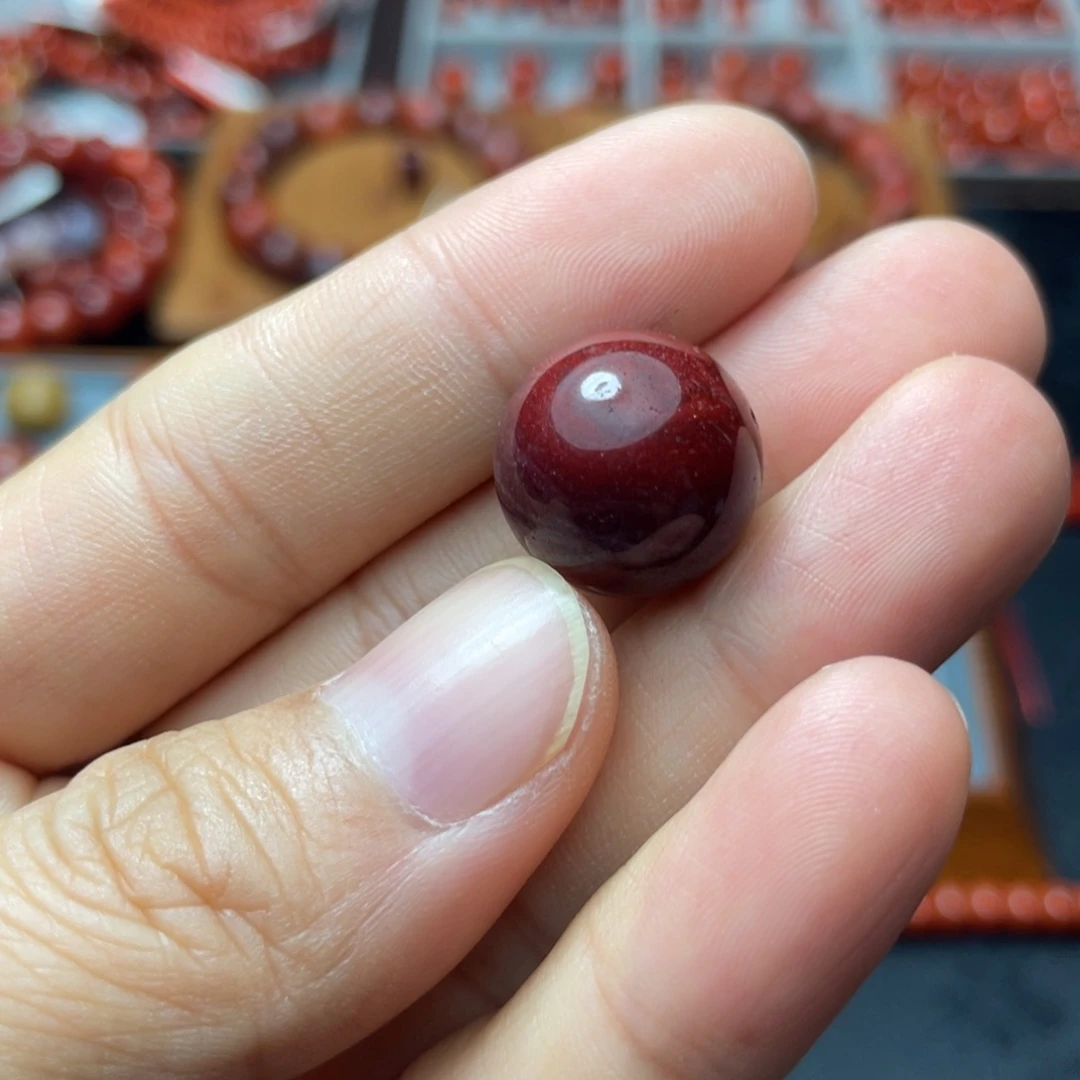 南红玛瑙未镶嵌单珠多样性发1 15.9