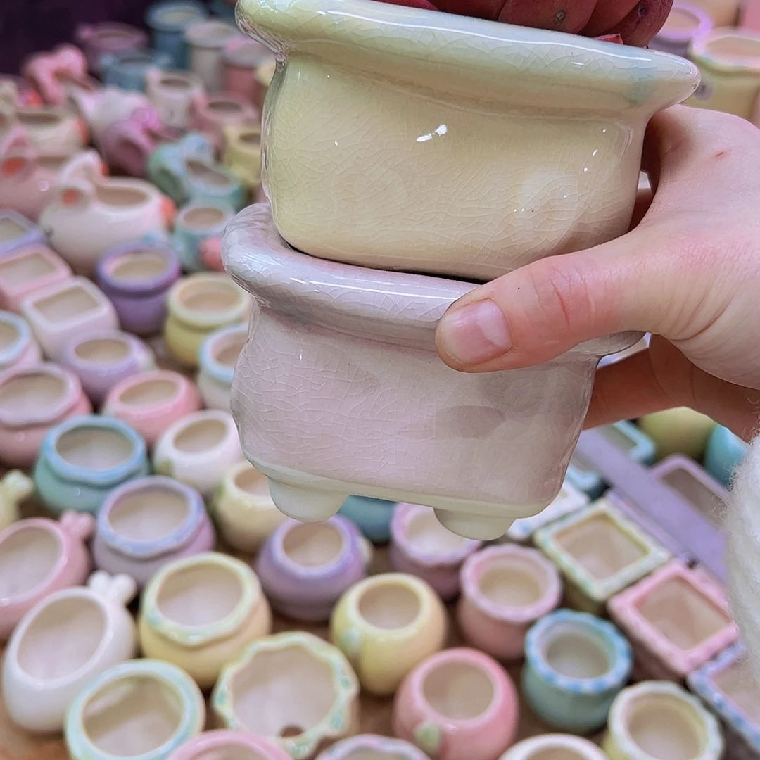 陶瓷花盆当场凑满12包邮