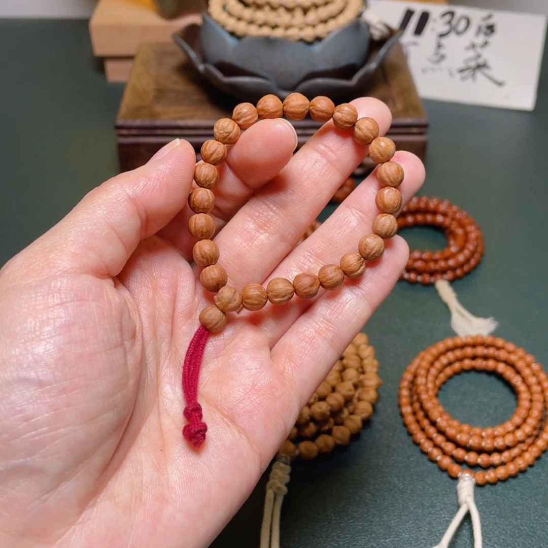 柏香籽/百香籽吊坠莲花单圈