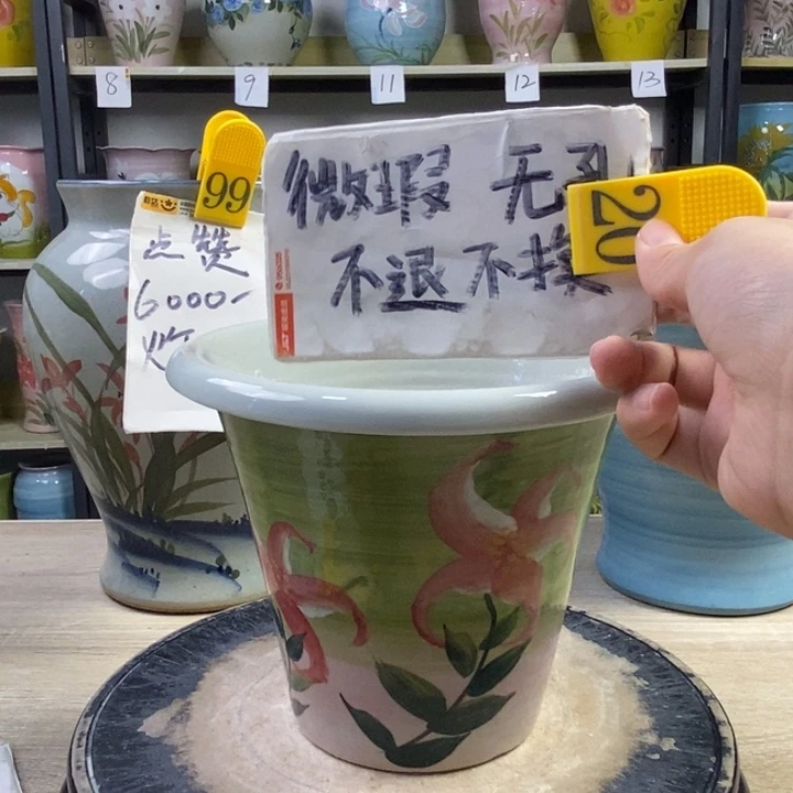景德镇高温陶瓷花盆