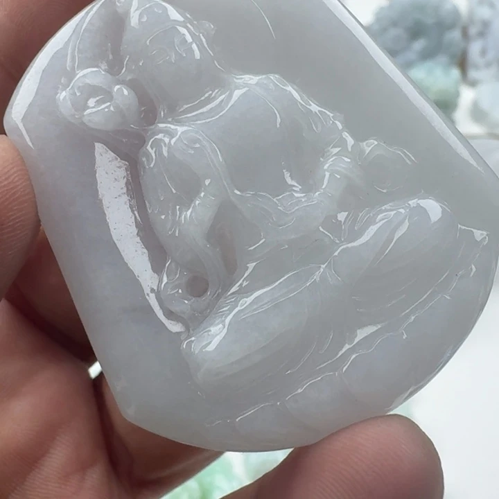 翡翠未镶嵌颈饰天然缅甸A货翡翠