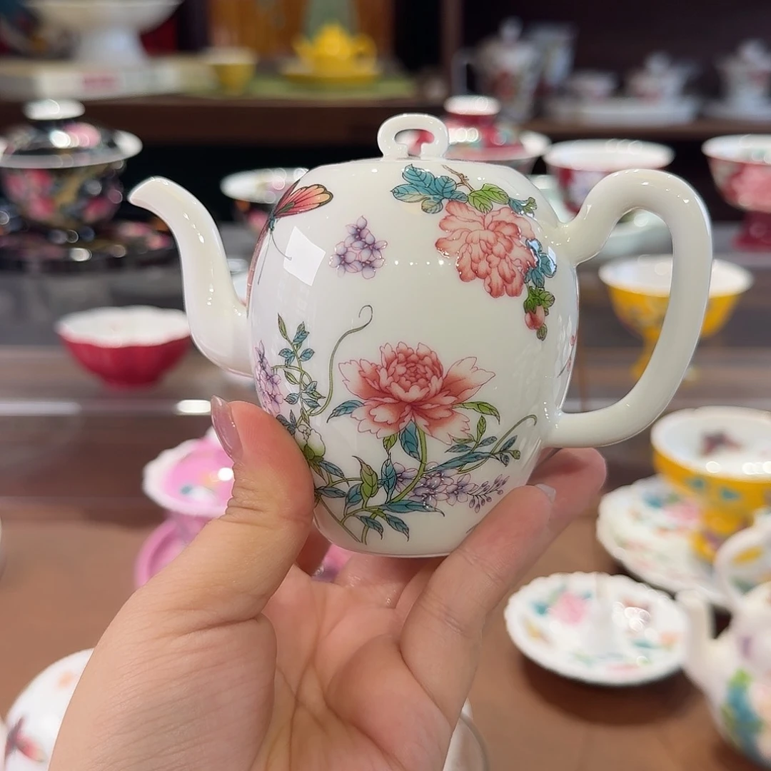 珐琅彩主人杯茶具套装